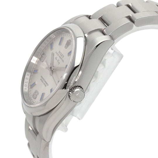 ROLEX Watches Mechanical Automatic 114200 Stainless Steel Silver Air King Silver 369 Blue Bar Silver dial