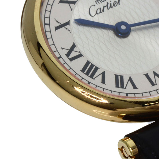 CARTIER Watches Quartz SV gold Mast Vendome VLC LM 150th Anniversary Limited to 1847 pieces Manufacturer Complete Silver dial