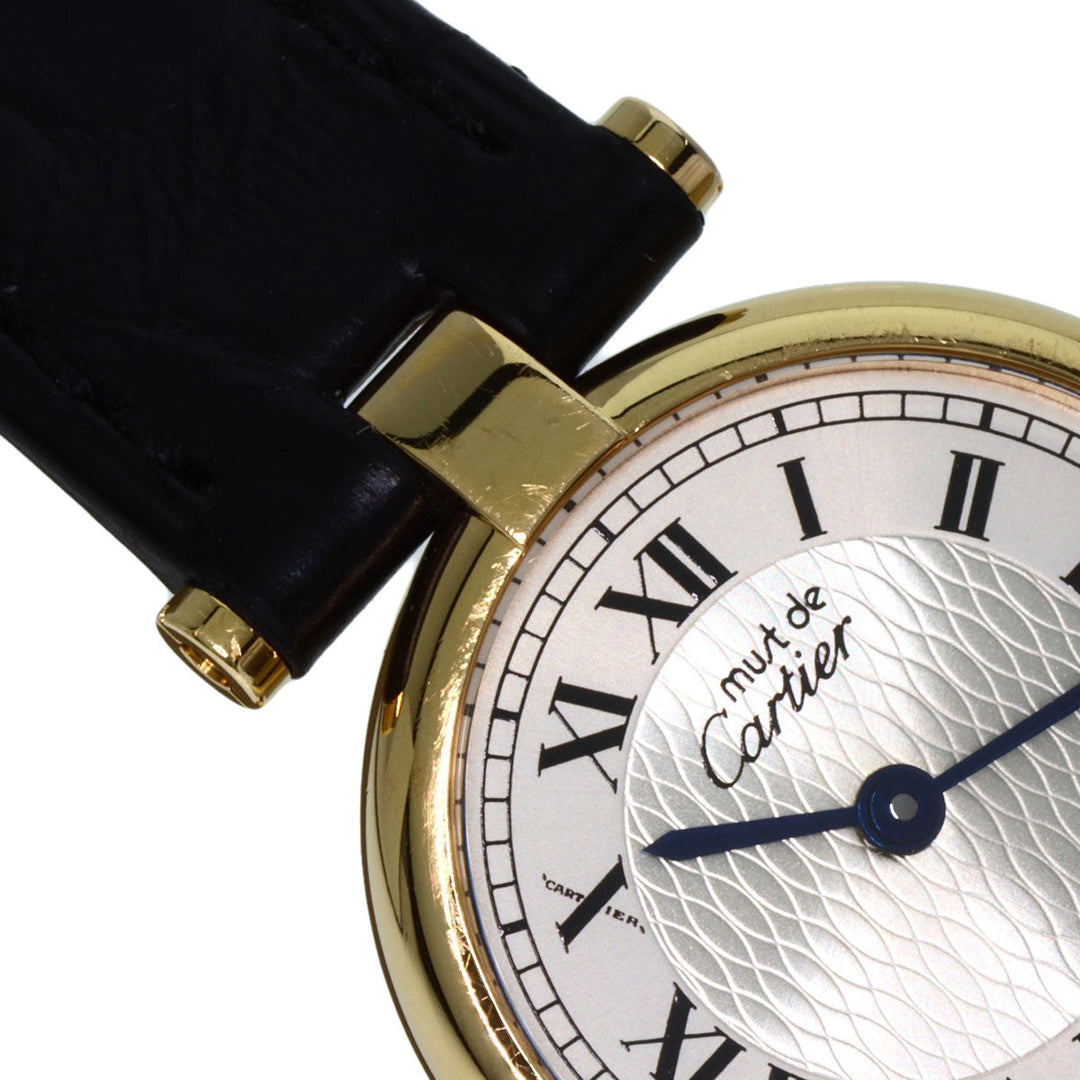 CARTIER Watches Quartz SV gold Mast Vendome VLC LM 150th Anniversary Limited to 1847 pieces Manufacturer Complete Silver dial