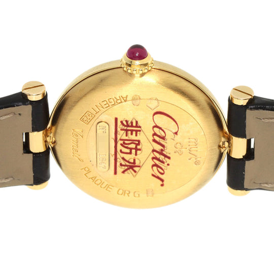 CARTIER Watches Quartz SV gold Mast Vendome VLC LM 150th Anniversary Limited to 1847 pieces Manufacturer Complete Silver dial