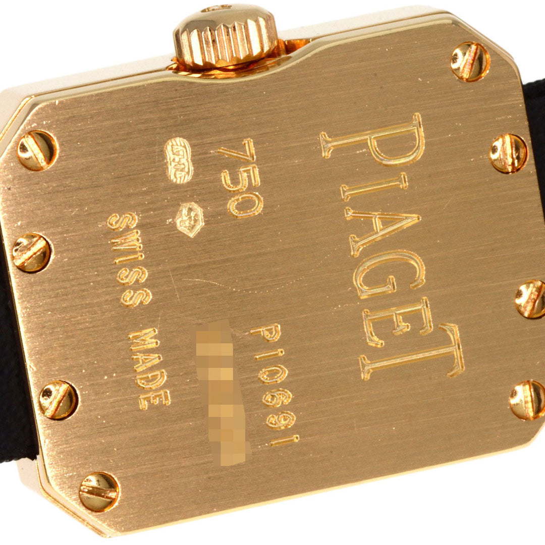 PIAGET Watches Quartz P10691 18K Yellow Gold gold Mini Protocol Bezel Diamond Manufacturer Complete white dial