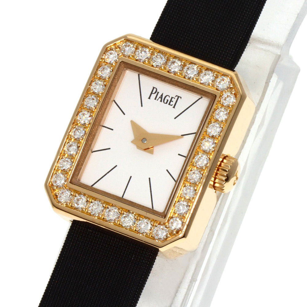 PIAGET Watches Quartz P10691 18K Yellow Gold gold Mini Protocol Bezel Diamond Manufacturer Complete white dial