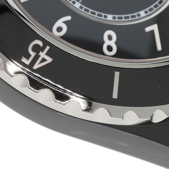 CHANEL Watches Quartz H5695 Ceramic, Ceramic Silver J12 1.3" Ceramic black dial Women Used Authentic