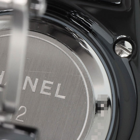 CHANEL Watches Quartz H5695 Ceramic, Ceramic Silver J12 1.3" Ceramic black dial Women Used Authentic