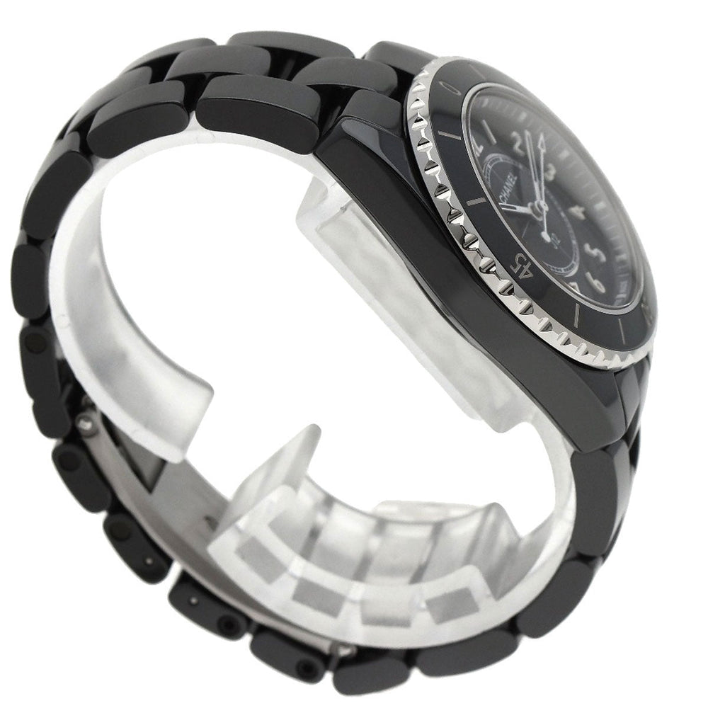CHANEL Watches Quartz H5695 Ceramic, Ceramic Silver J12 1.3" Ceramic black dial Women Used Authentic