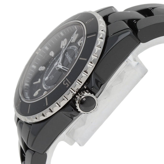 CHANEL Watches Quartz H5695 Ceramic, Ceramic Silver J12 1.3" Ceramic black dial Women Used Authentic