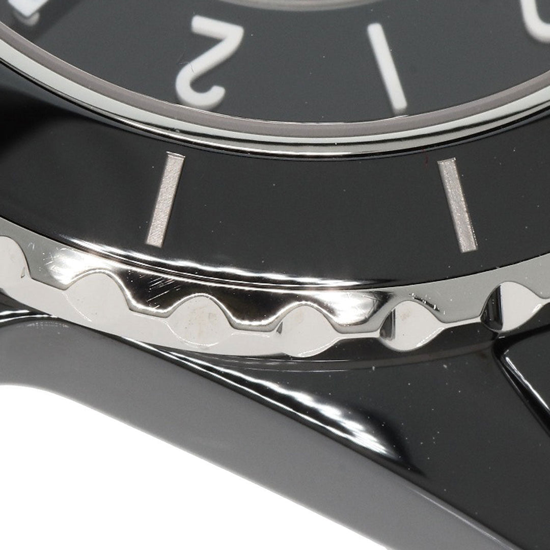 CHANEL Watches Quartz H5695 Ceramic, Ceramic Silver J12 1.3" Ceramic black dial Women Used Authentic