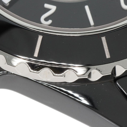 CHANEL Watches Quartz H5695 Ceramic, Ceramic Silver J12 1.3" Ceramic black dial Women Used Authentic