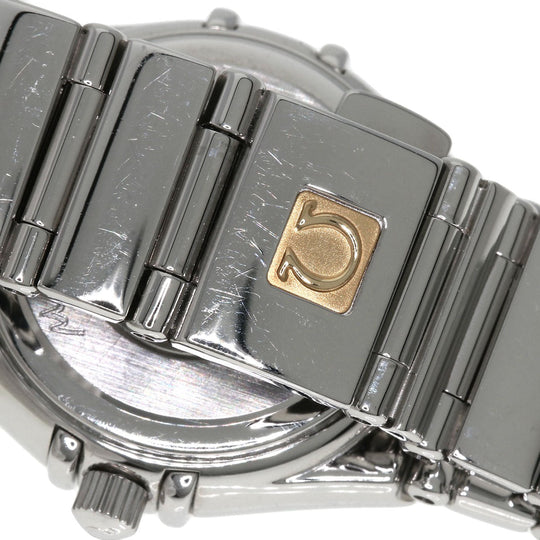 OMEGA Watches Quartz 1465.71 Stainless Steel, Stainless Steel, Diamond Silver Constellation Bezel Diamond White shell dial Women Used Authentic