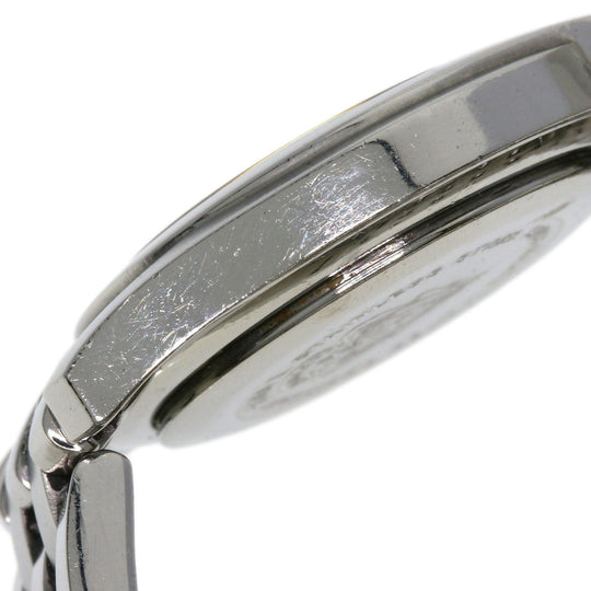 GUCCI Watches Quartz 5500L Stainless Steel , Stainless Steel Silver Round face Silver dial Women Used Authentic