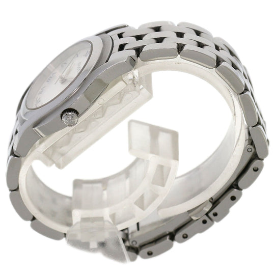 GUCCI Watches Quartz 5500L Stainless Steel , Stainless Steel Silver Round face Silver dial Women Used Authentic