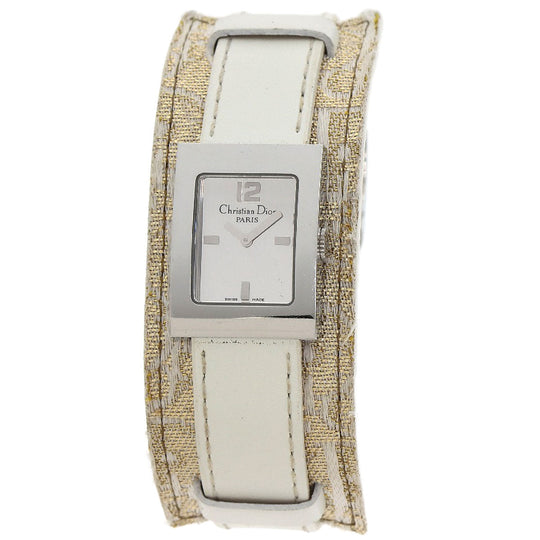 Christian Dior Watches Quartz D78-109 Stainless Steel, Leather Silver Maris Silver dial Women Used Authentic
