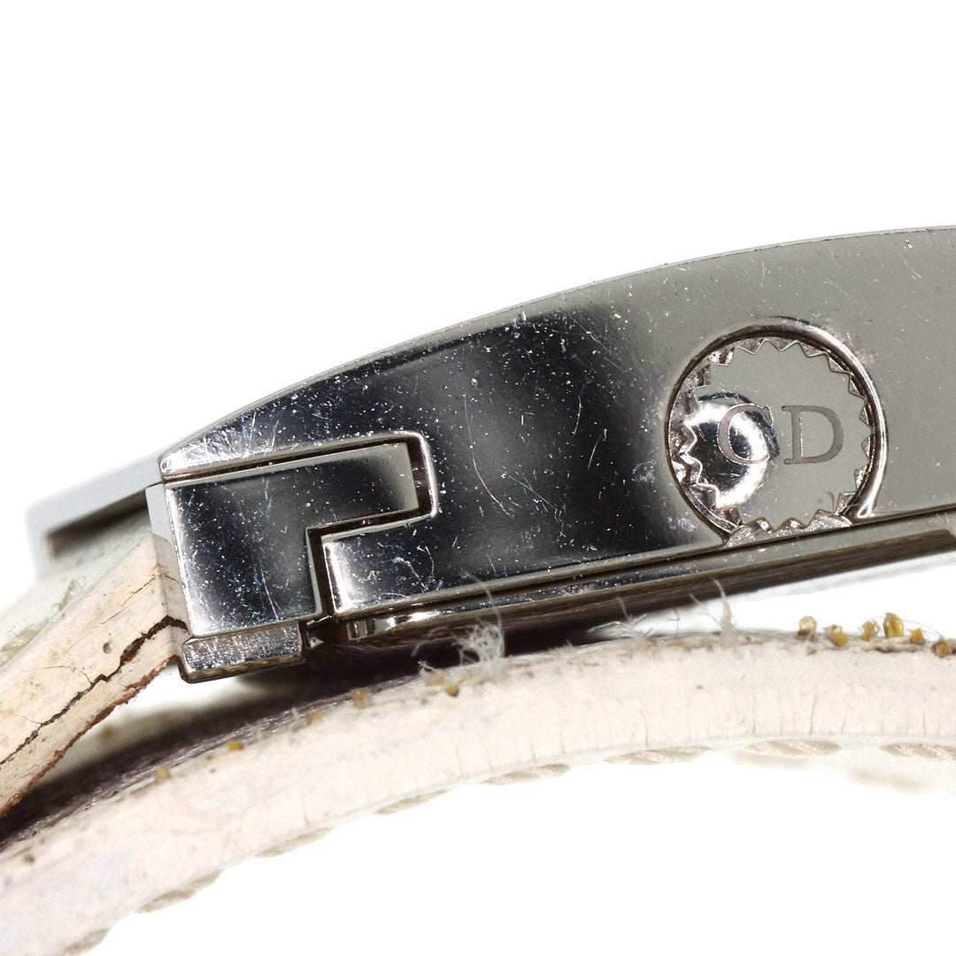 Christian Dior Watches Quartz D78-109 Stainless Steel, Leather Silver Maris Silver dial Women Used Authentic
