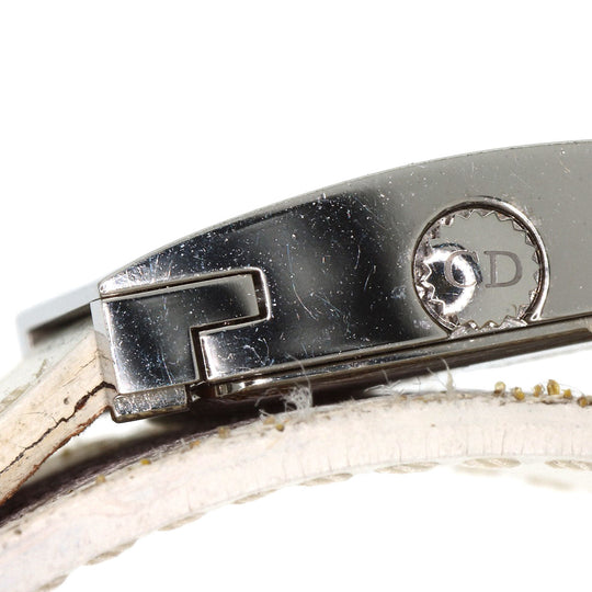 Christian Dior Watches Quartz D78-109 Stainless Steel, Leather Silver Maris Silver dial Women Used Authentic