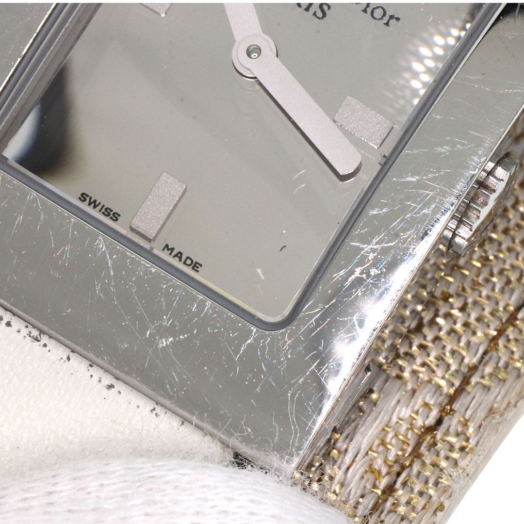 Christian Dior Watches Quartz D78-109 Stainless Steel, Leather Silver Maris Silver dial Women Used Authentic