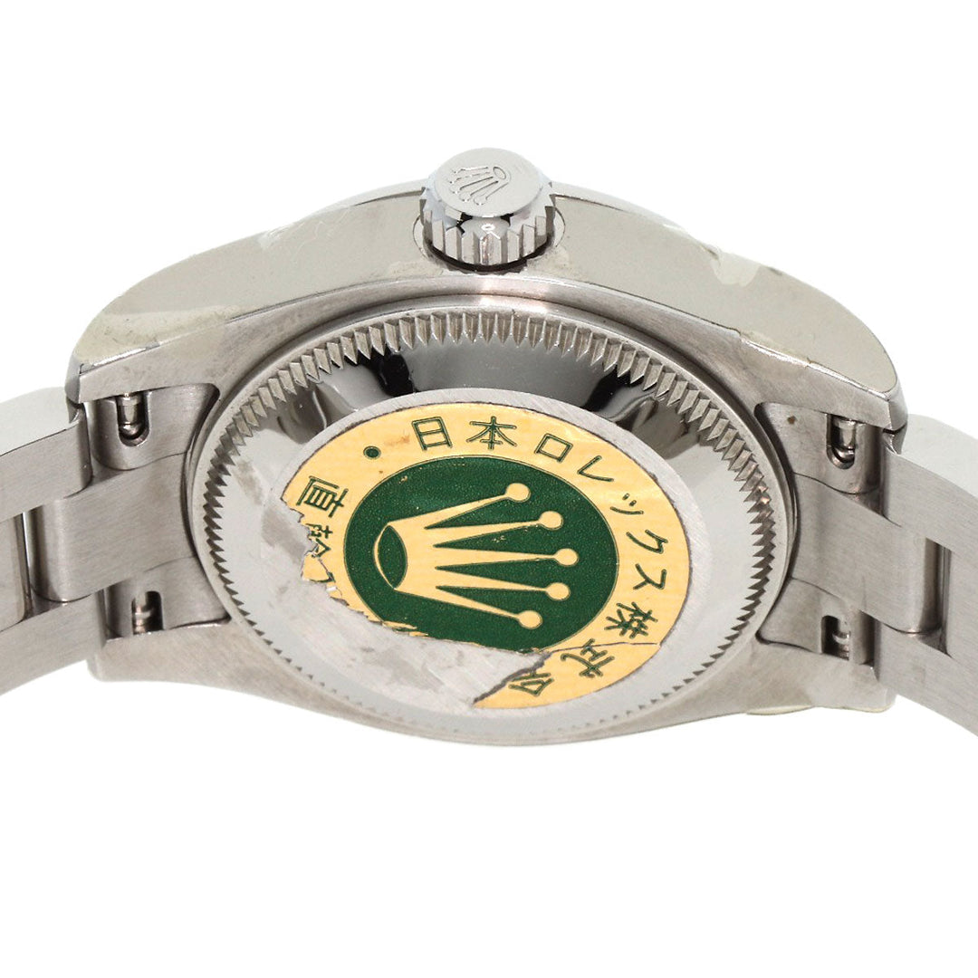 ROLEX Watches Mechanical Automatic 176200 Stainless Steel , Stainless Steel Silver Oyster perpetual pink dial Women Used Authentic
