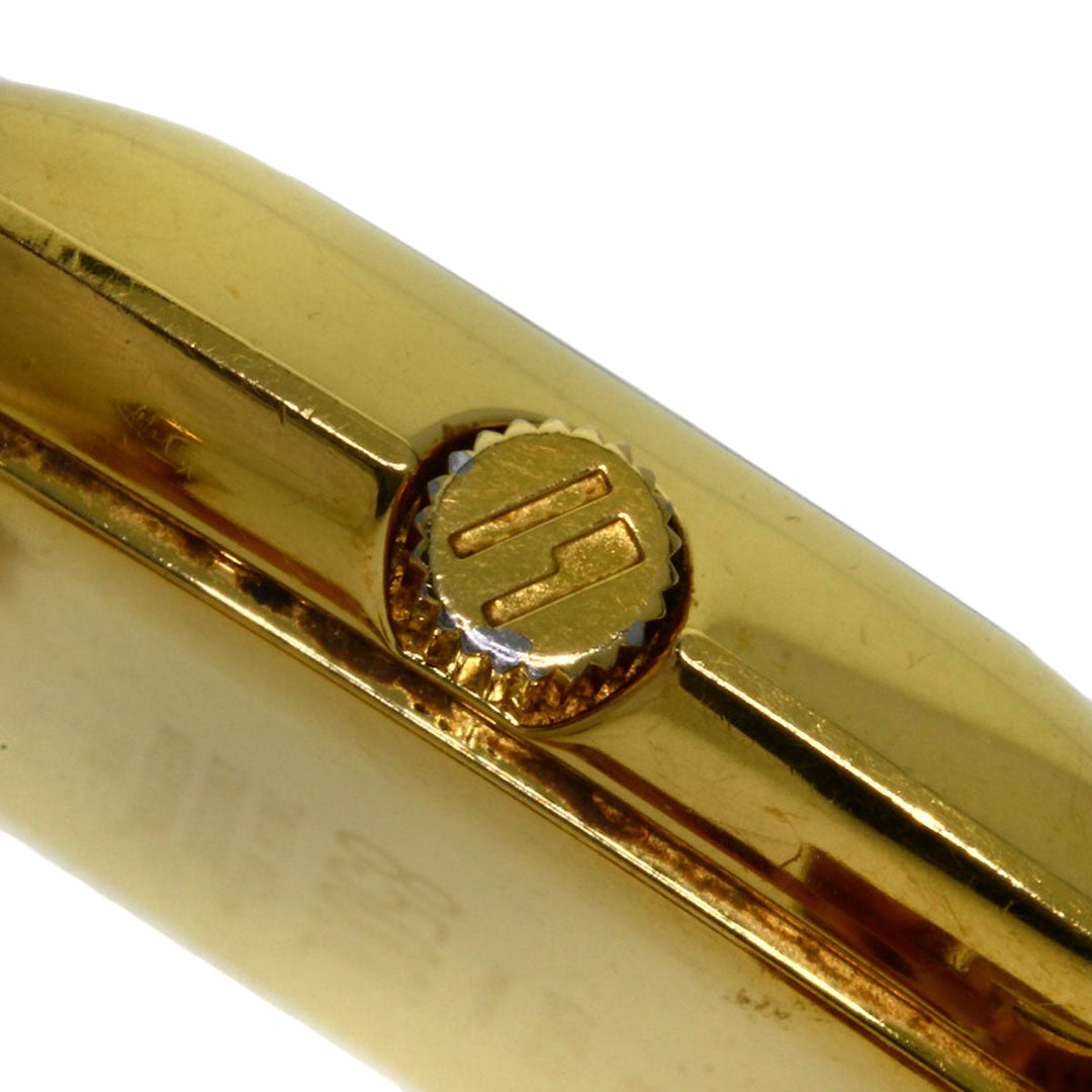 GUCCI Watches Quartz 8500L Gold Plated , Gold Plated gold Square face white dial Women Used Authentic