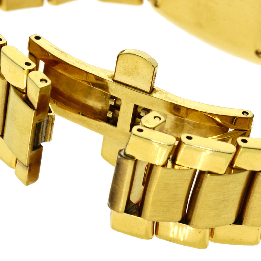 GUCCI Watches Quartz 8500L Gold Plated , Gold Plated gold Square face white dial Women Used Authentic