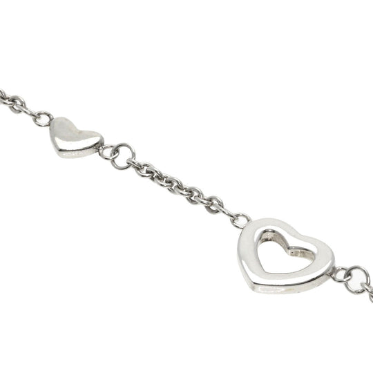 TIFFANY&Co. bracelet SV Silver multi heart Women Used Authentic