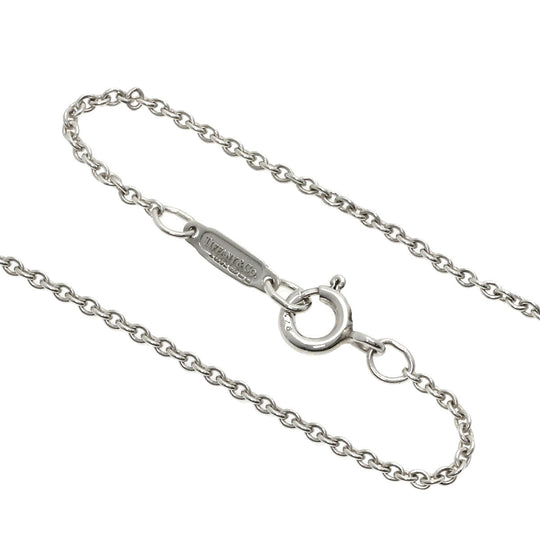 TIFFANY&Co. Necklace SV Silver Orchid Double Frank Gehry Women Used Authentic