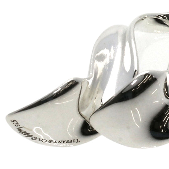 TIFFANY&Co. Necklace SV Silver Orchid Double Frank Gehry Women Used Authentic