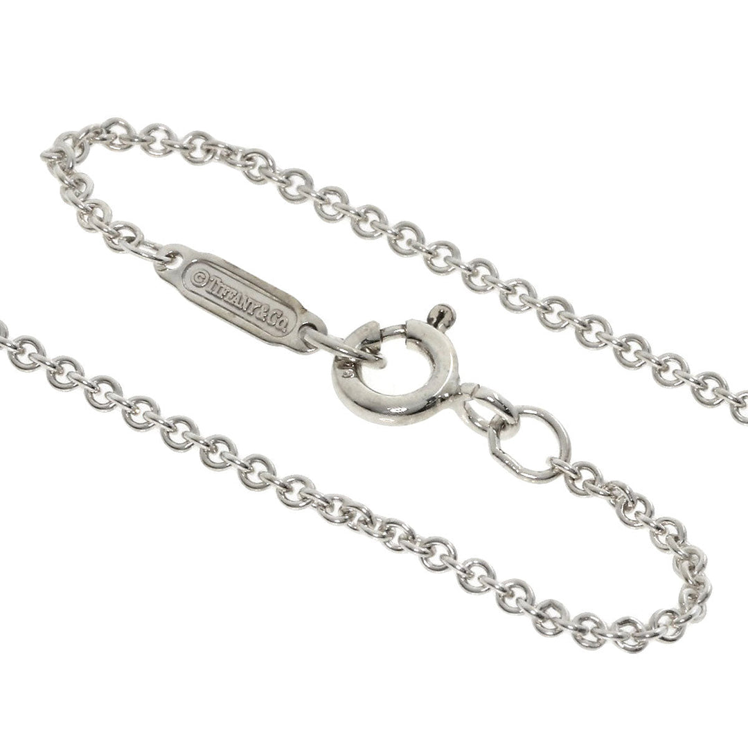 TIFFANY&Co. Necklace SV Silver triple heart plate Women Used Authentic