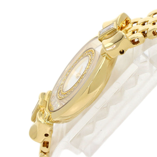 Chopard Watches Quartz 20/5512 18K Yellow Gold gold Happy Diamonds Ribbon with Pin white dial
