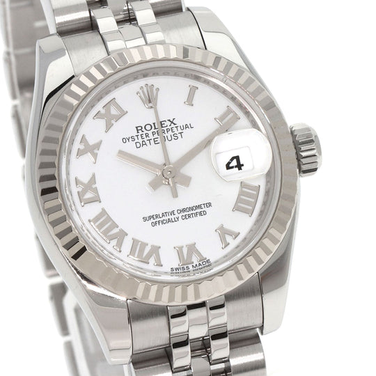 ROLEX Watches Mechanical Automatic 179174 Stainless Steel Silver datejust white roman white dial