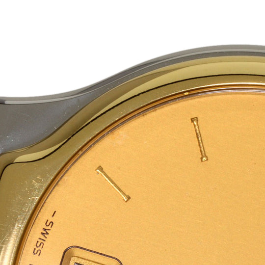 OMEGA Watches Quartz Stainless Steel , SSxGP gold De Ville gold dial mens Used Authentic
