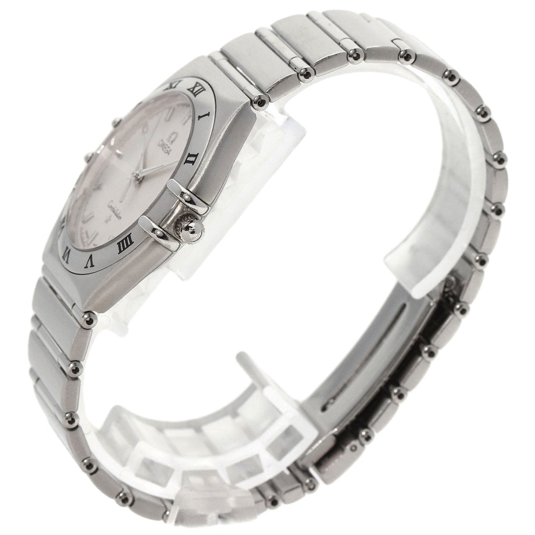 OMEGA Watches Quartz 1512.30 Stainless Steel , Stainless Steel Silver Constellation Ivory dial mens Used Authentic