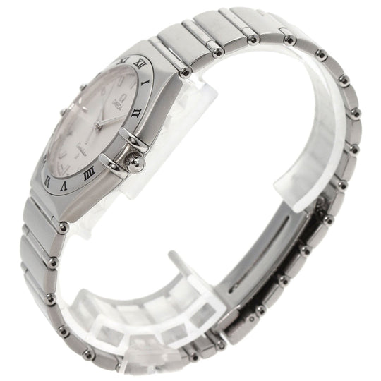 OMEGA Watches Quartz 1512.30 Stainless Steel , Stainless Steel Silver Constellation Ivory dial mens Used Authentic