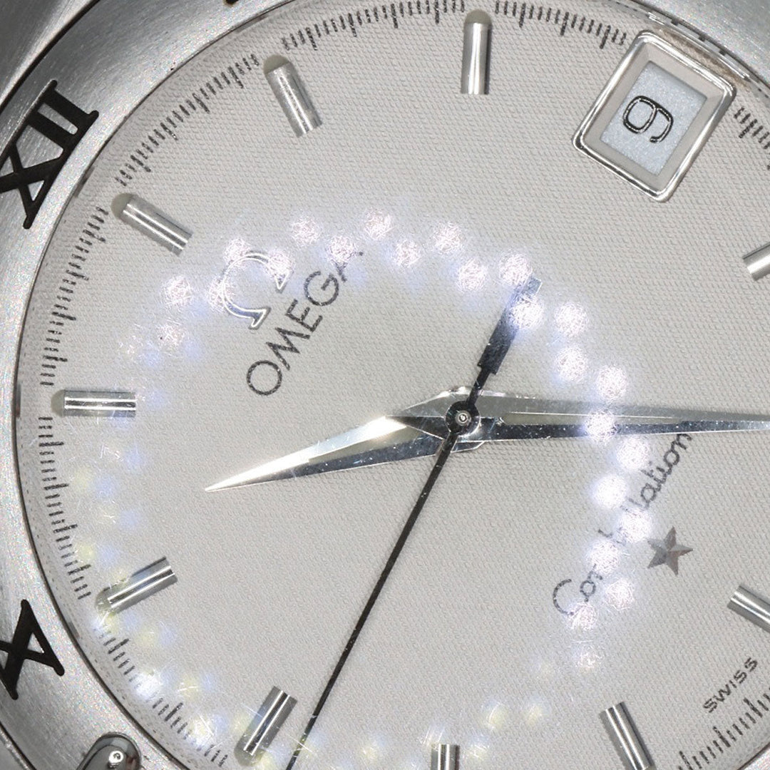 OMEGA Watches Quartz 1512.30 Stainless Steel , Stainless Steel Silver Constellation Ivory dial mens Used Authentic