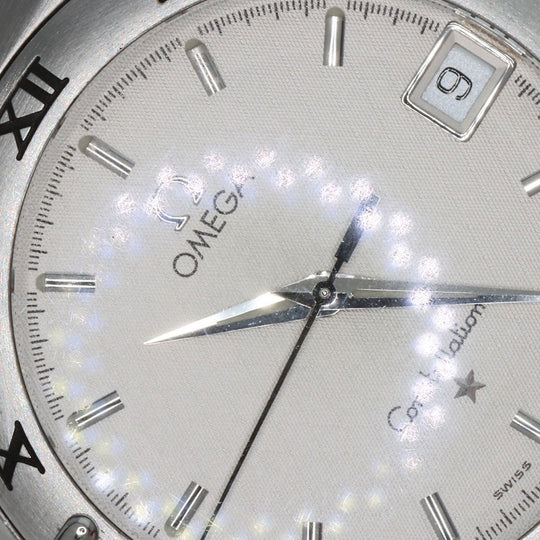 OMEGA Watches Quartz 1512.30 Stainless Steel , Stainless Steel Silver Constellation Ivory dial mens Used Authentic