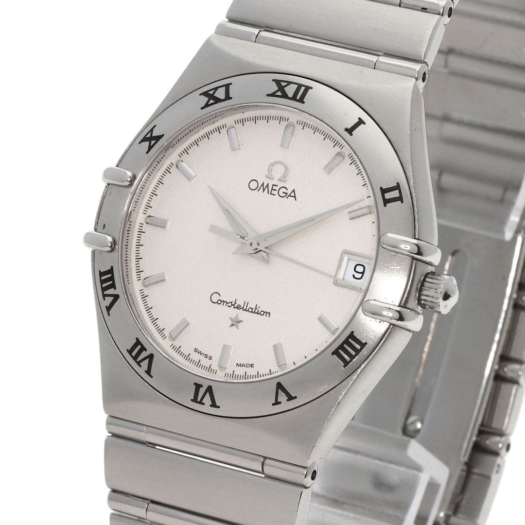 OMEGA Watches Quartz 1512.30 Stainless Steel , Stainless Steel Silver Constellation Ivory dial mens Used Authentic
