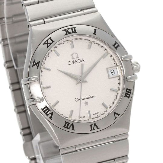 OMEGA Watches Quartz 1512.30 Stainless Steel , Stainless Steel Silver Constellation Ivory dial mens Used Authentic