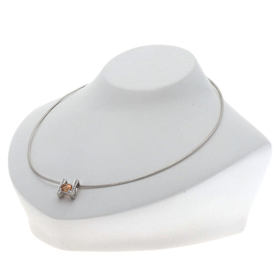 TASAKI Necklace K18WG Silver Imperialtopaz