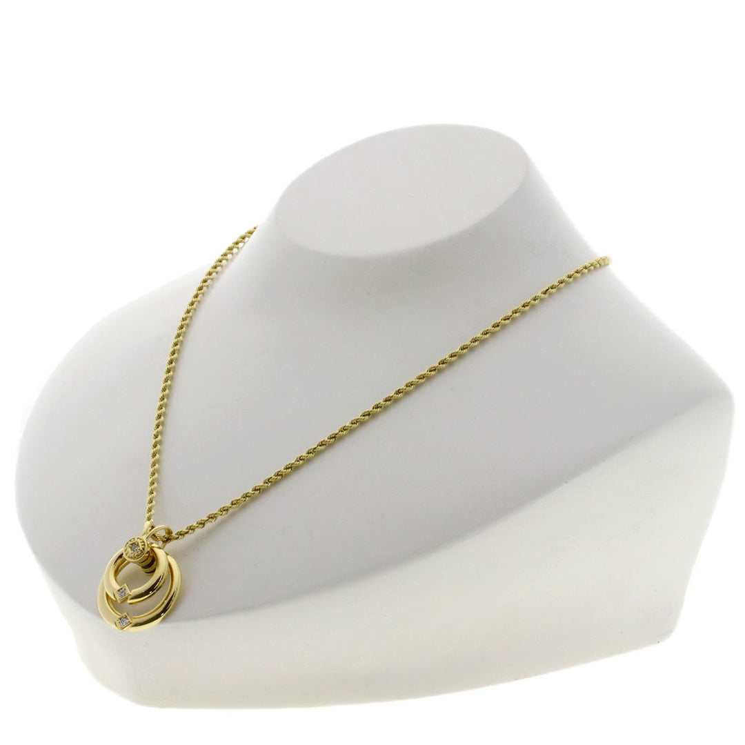 WALTHAM Necklace 18K Yellow Gold gold Swing diamond