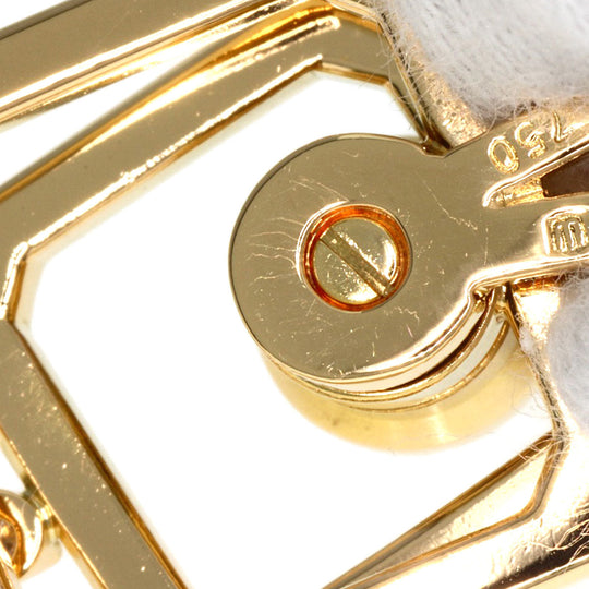 WALTHAM Pendant top 18K Yellow Gold gold Swing diamond Women Used Authentic