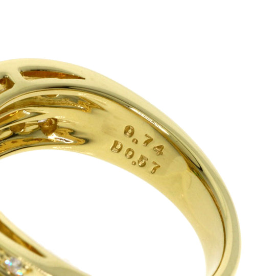 JUNE Ring 18K Yellow Gold gold Green Grossular Garnet Diamond