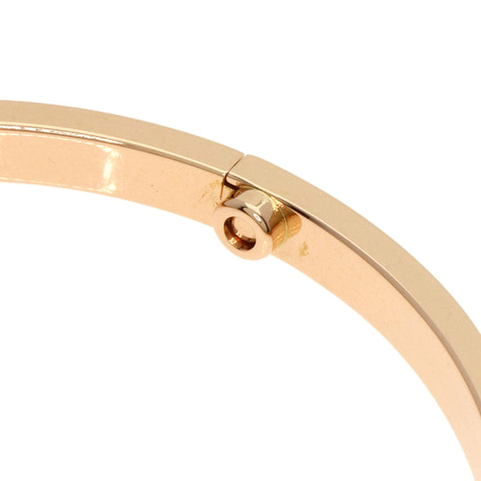 CARTIER bracelet 18K Pink Gold gold Love Bracelet SM Half Diamond No Driver #17 Women Used Authentic