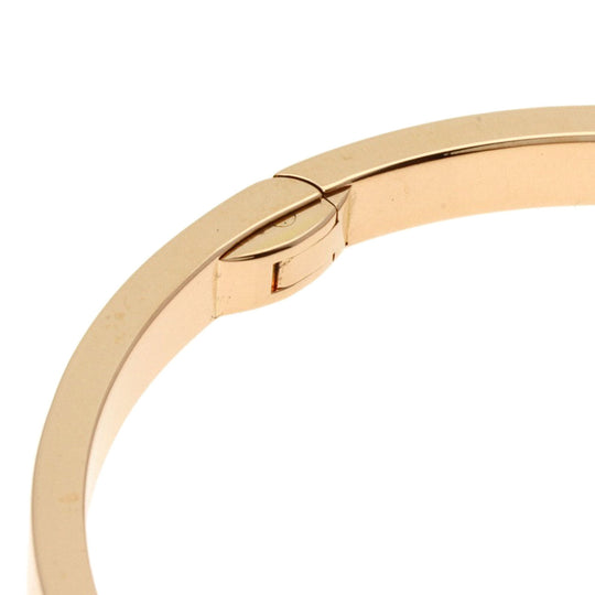 CARTIER bracelet 18K Pink Gold gold Love Bracelet SM Half Diamond No Driver #17 Women Used Authentic