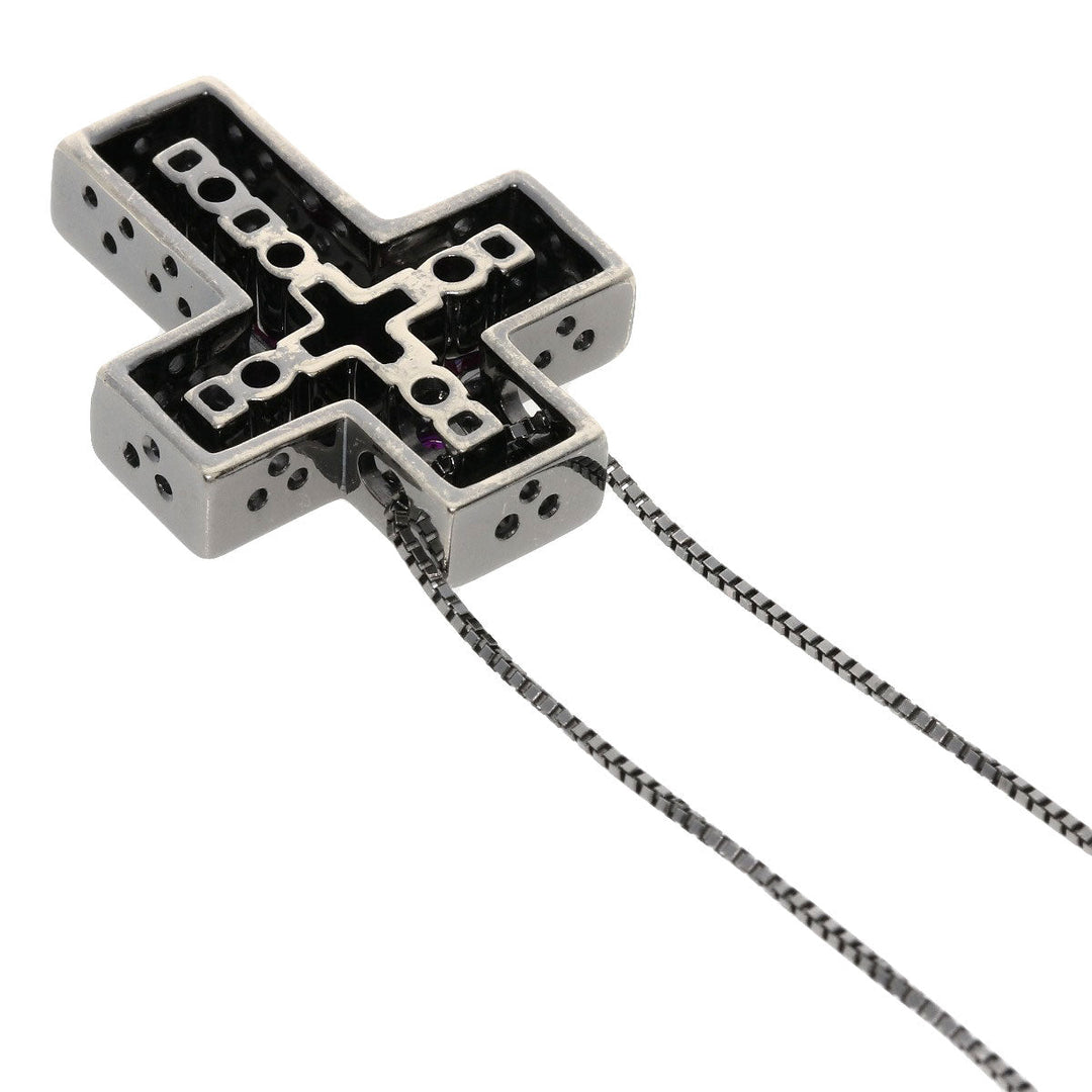 Damiani Necklace K18WG Silver belle poque small Women Used Authentic