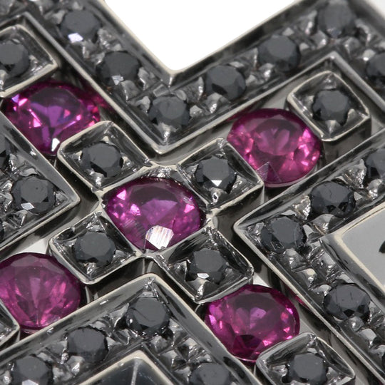 Damiani Necklace K18WG Silver belle poque small Women Used Authentic