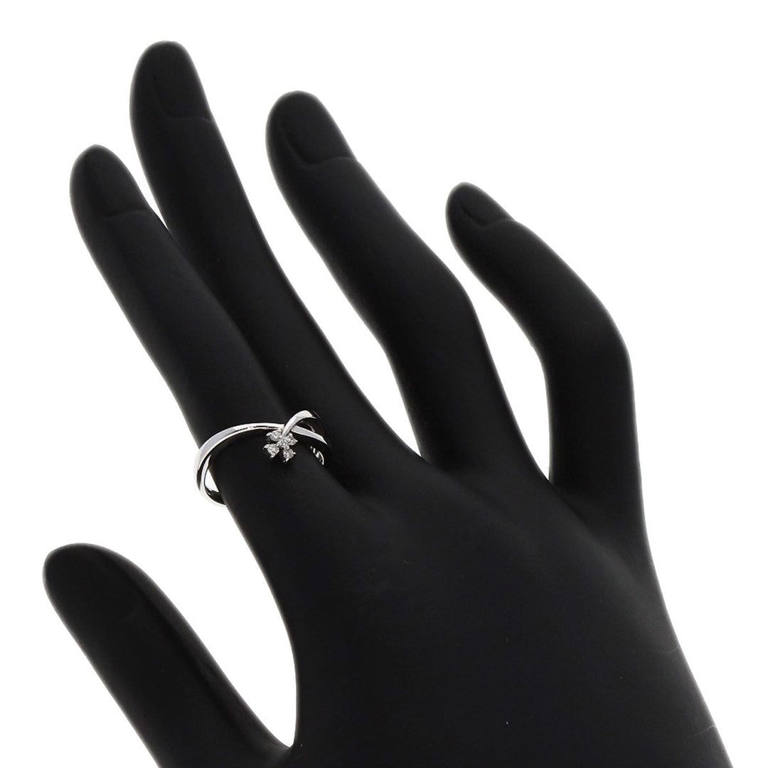 VANDOME Ring K18WG Silver diamond