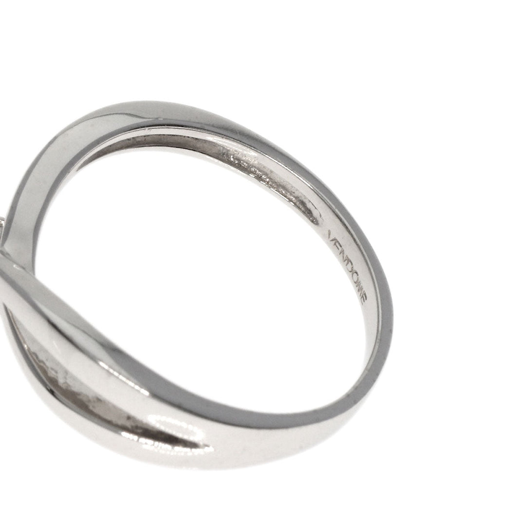 VANDOME Ring K18WG Silver diamond