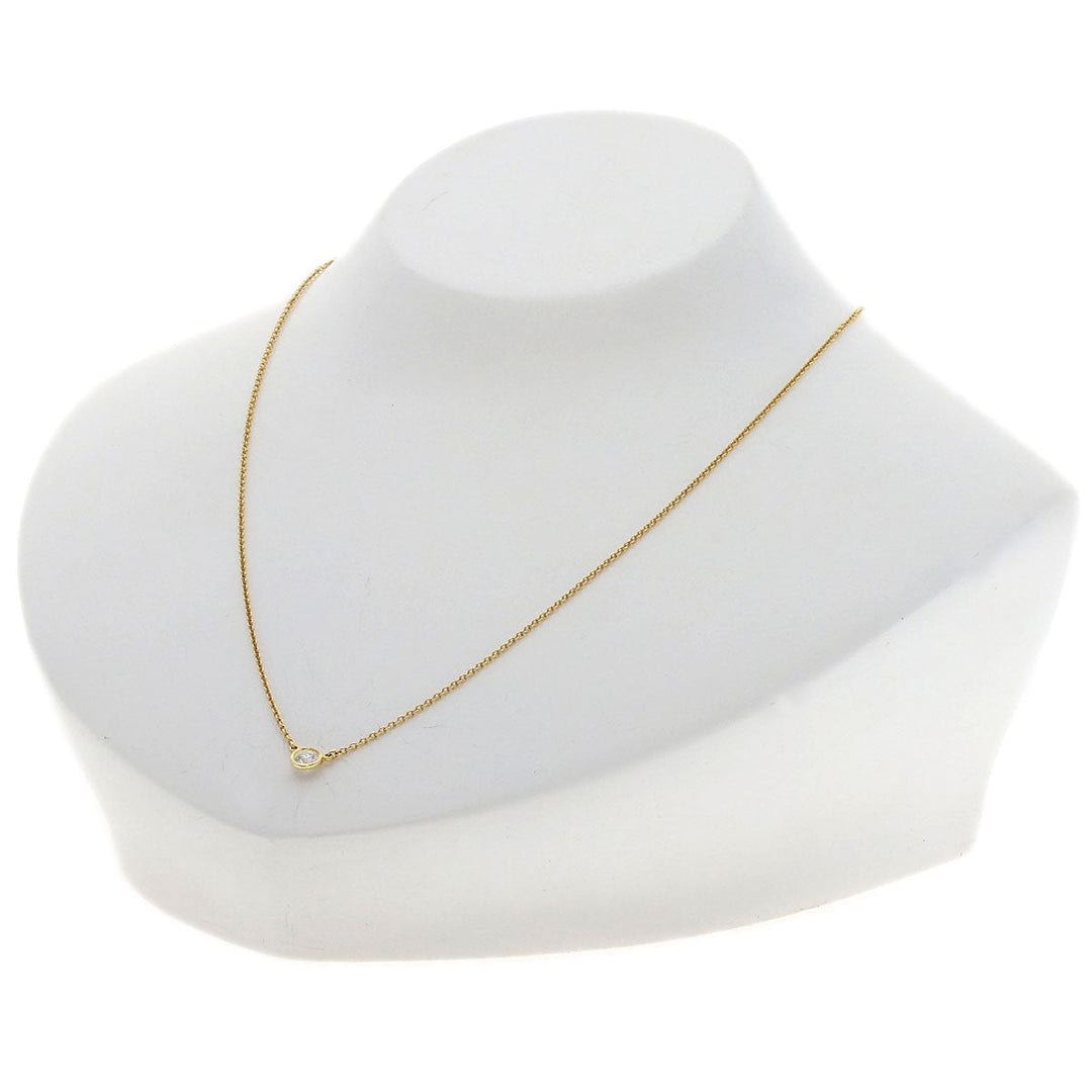 TIFFANY&Co. Necklace 18K Yellow Gold gold By the yard 1P diamond Women Used Authentic