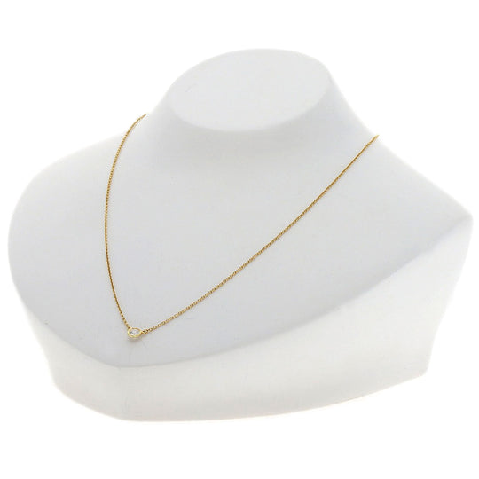 TIFFANY&Co. Necklace 18K Yellow Gold gold By the yard 1P diamond Women Used Authentic