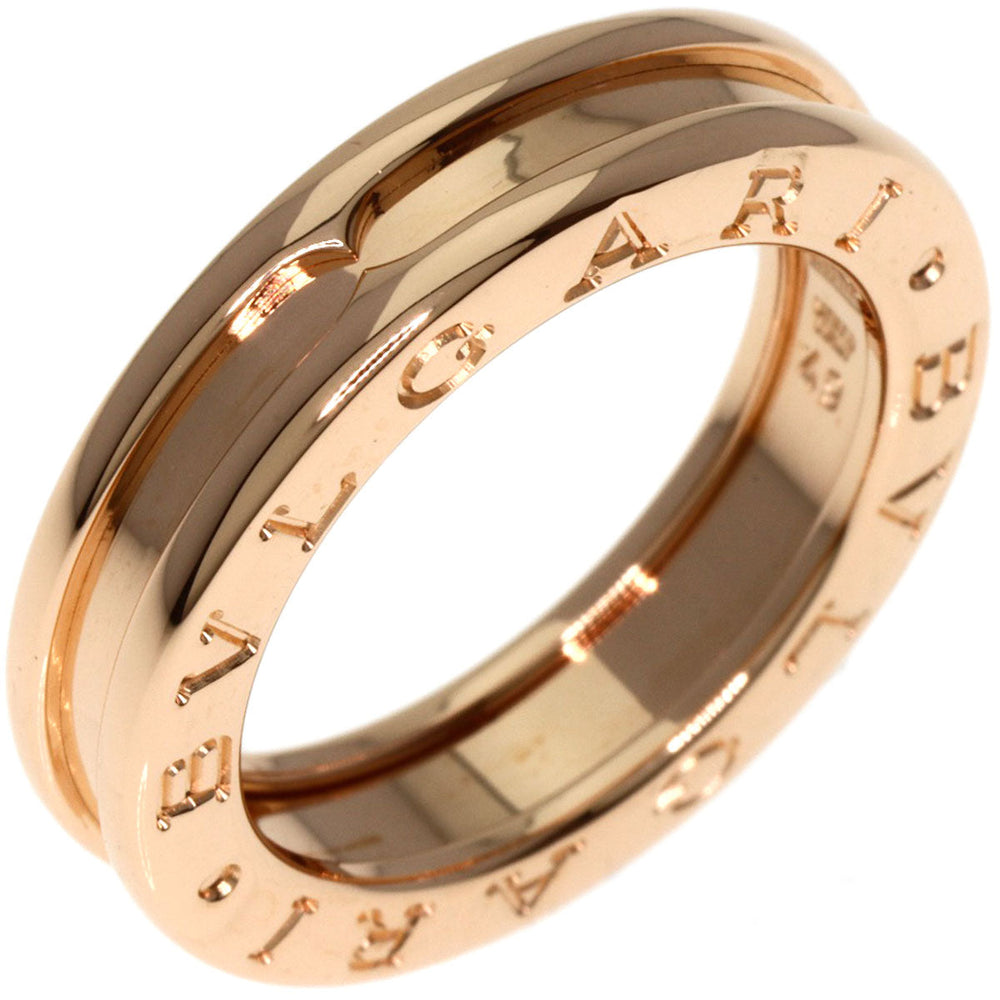 BVLGARI Ring 18K Pink Gold gold B-zero1 B-zero One 1 Band XS #49
