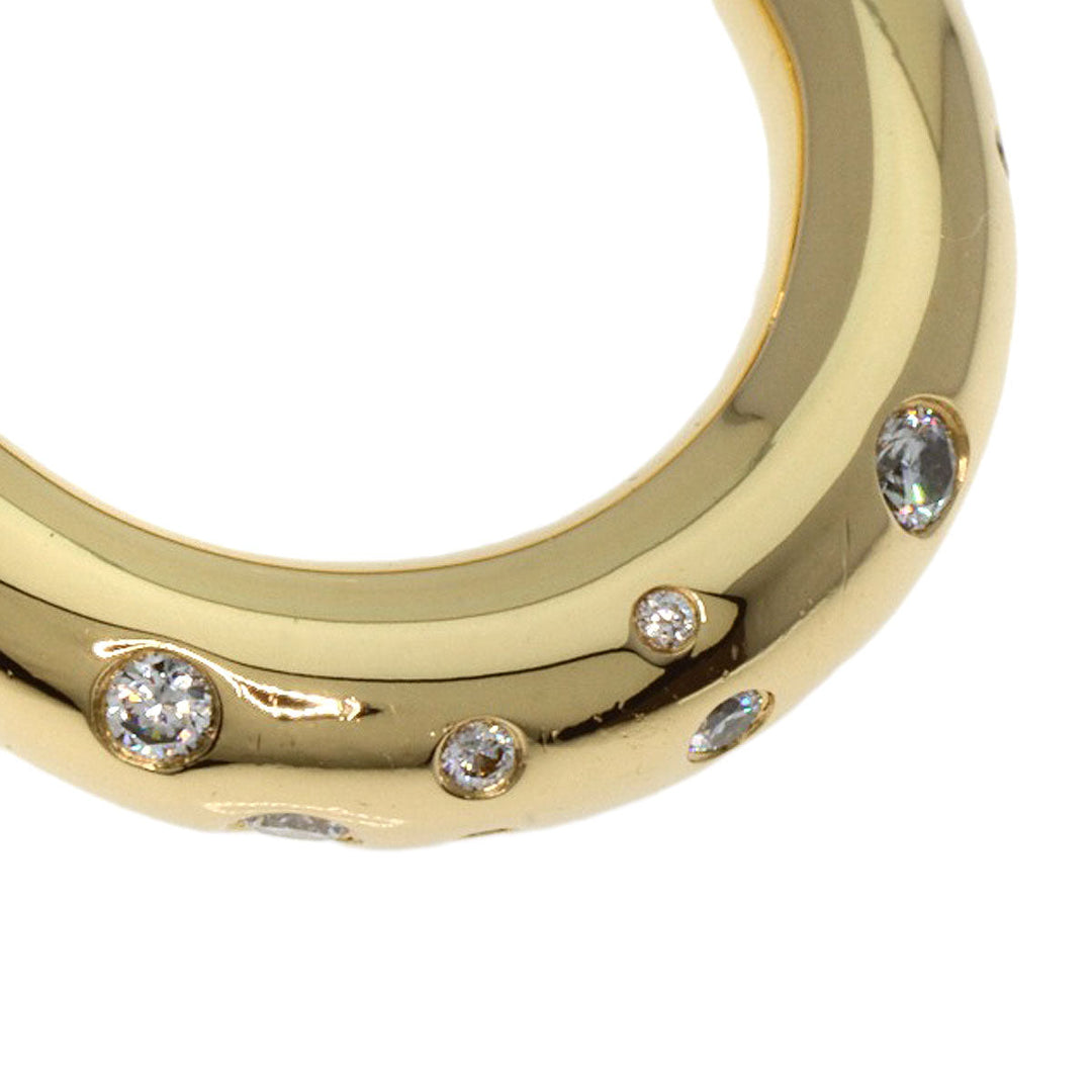 Georg Jensen Ring 18K Yellow Gold gold Offspring Diamond 52-53 Women Used Authentic