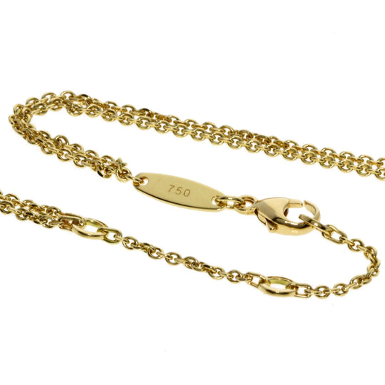Chaumet Necklace 18K Yellow Gold gold Atlas Moi Spider Web Diamond Women Used Authentic